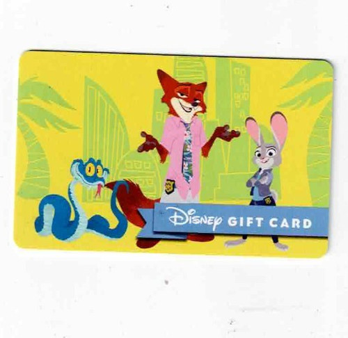 Disney gift card zootopia - disney,
